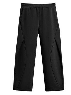 Zara NEOPRENE LOOK BALLOON FIT PANTS WITH PLEAT S-M